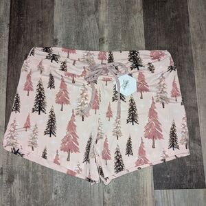 Amanda Blue- Pink Winter Wonderland PJ Shorts